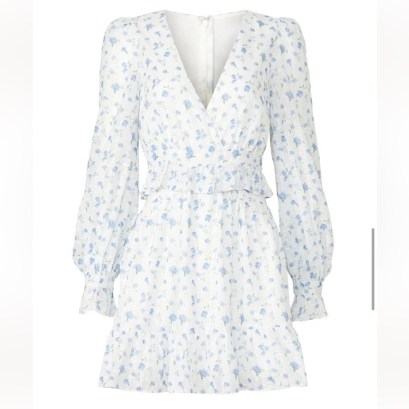 One33 Social Cut Out Floral Mini Dress 2 Cotton - Picture 6 of 7